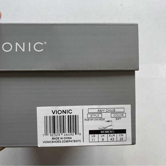 VIONIC Amy Sky Espadrille Wedge Sandals - Picture 9 of 10